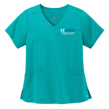 CTS-RT - Wink® Women’s Premiere Flex™ Mock Wrap Top - Student (WW4268)